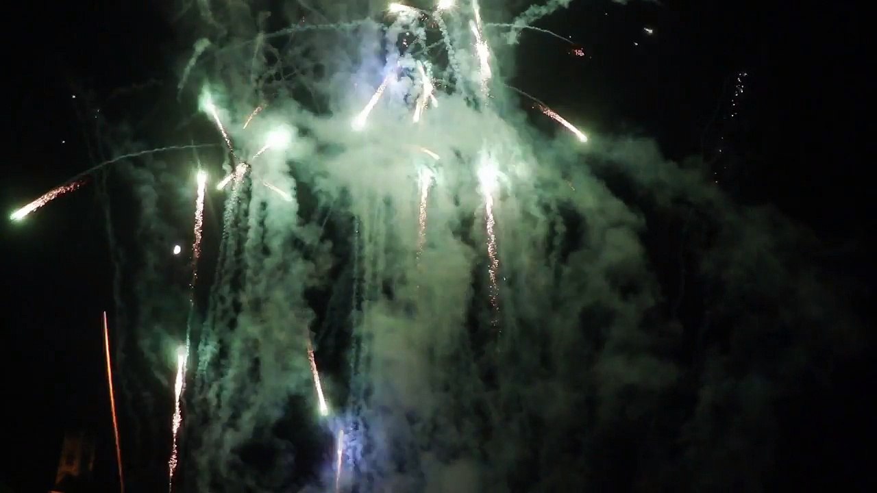 Feu d'artifice du 14 juillet à Auxerre
