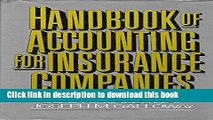 Read Handbook of Accounting for Insurance Companies  PDF Free