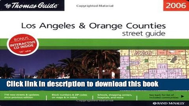 Read Thomas Guide 2006 Los Angeles Orange Counties: Street Guide (Los Angeles and Orange