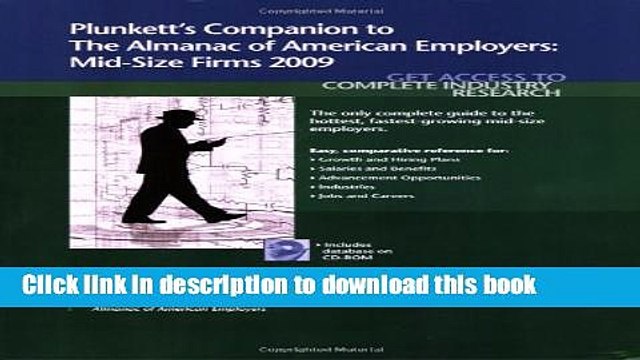Read Plunkett s Companion to the Almanac of American Employers 2009: Market Research, Statistics