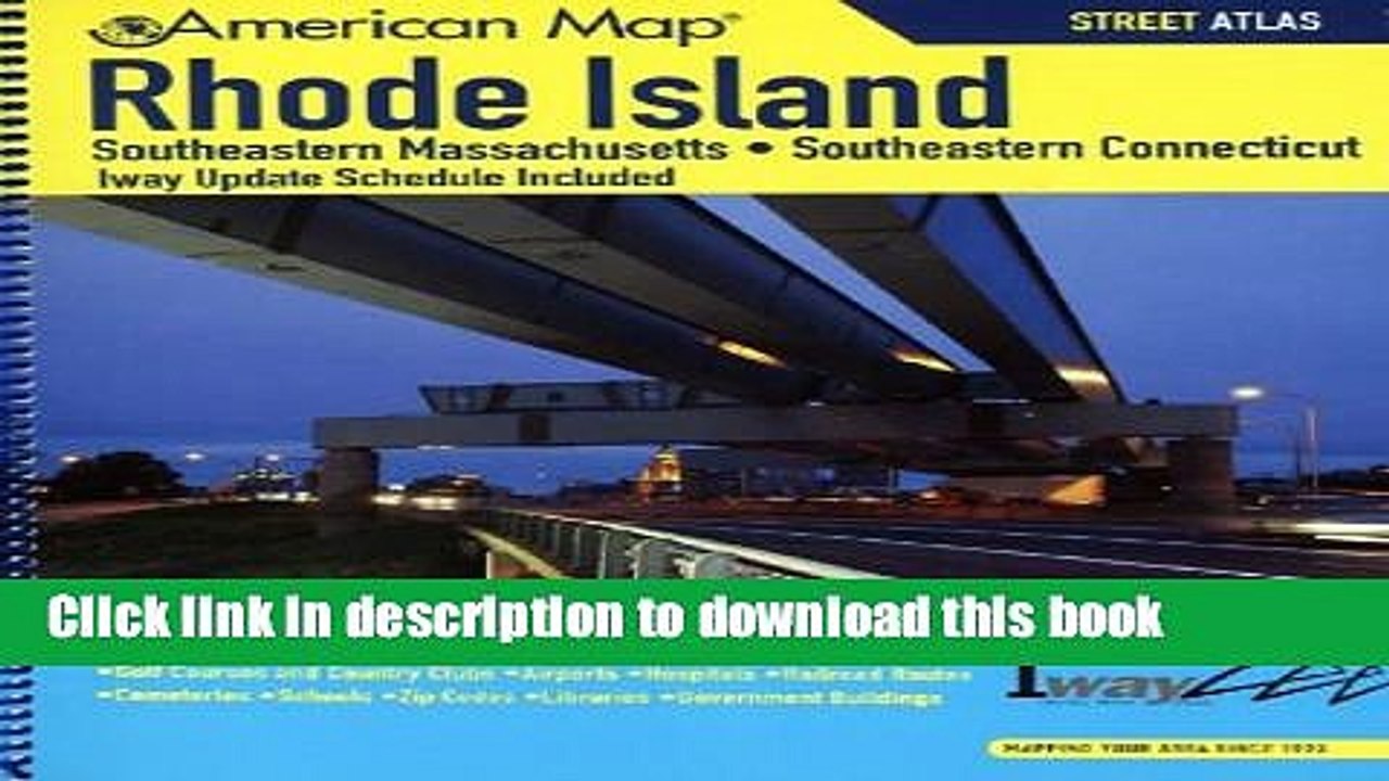 Read American Map Rhode Island State Road Atlas  Ebook Online