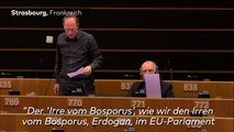 Eklat im EU-Parlament - Martin Sonneborn ätzt gegen Recep Tayyip Erdogan