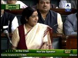 Sushma Swaraj paints a grim picture, says FDI will harm farmers and consumers