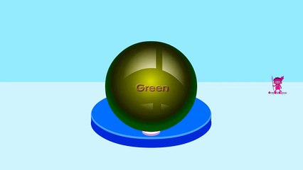 Colors for Children to Learn with 3D Balls Air Machine - Colours for Kids to Learn