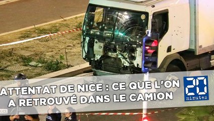 Download Video: Attentat de Nice: Ce que l'on a retrouvé dans le camion