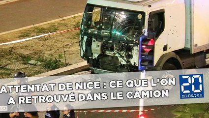 Attentat de Nice: Ce que l'on a retrouvé dans le camion