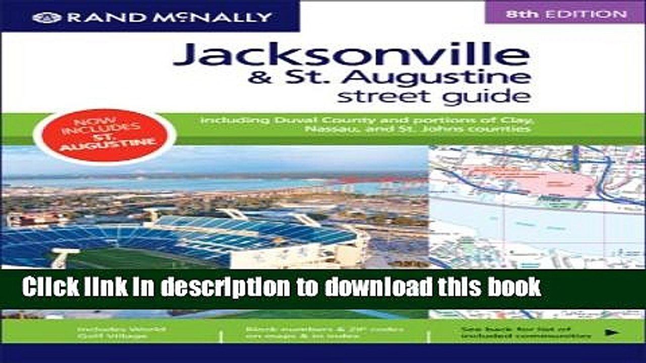Download Rand McNally 8th Edition Jacksonville   St. Augustine street guide: including Duval