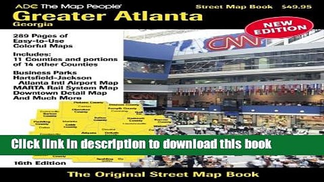 Read ADC The Map People Greater Atlanta, Georgia Street Map Book Ebook Free