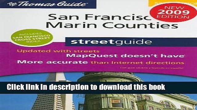 Read The Thomas Guide San Francisco Marin Counties Street Guide Ebook Free