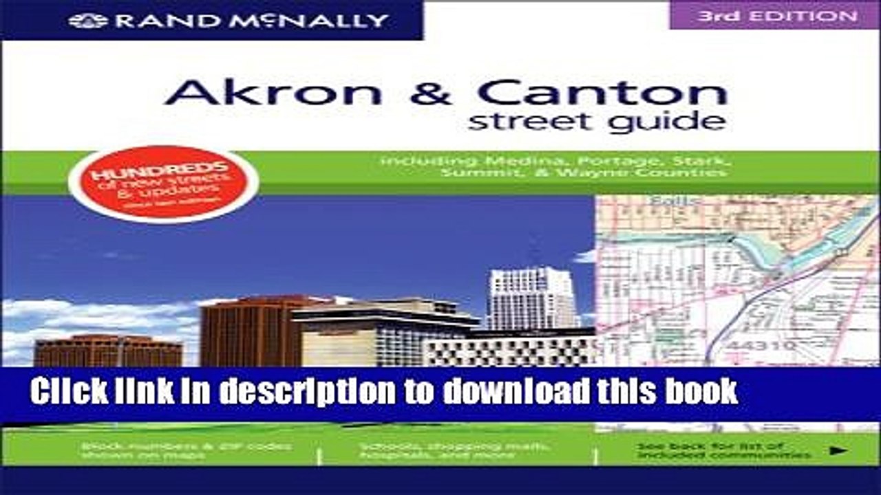 Download Rand McNally 3rd Edition Akron   Canton street guide Ebook Free