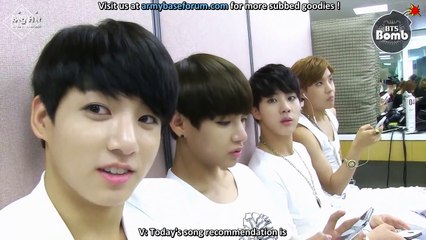 140923 [ENG] [BANGTAN BOMB] Recommend the songs Selfie with VJ Kook