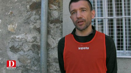 Eric Carrière à la maison d'arrêt de Foix