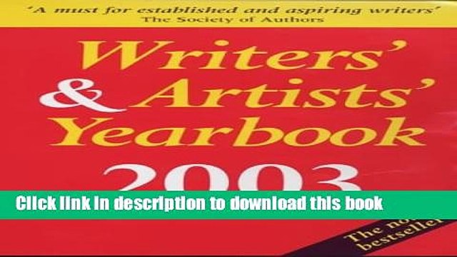 Read Writers and Artists Yearbook (Writers Artists Yearbook) Ebook Free
