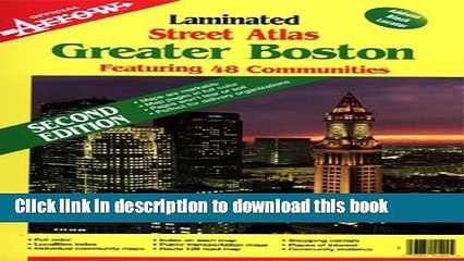 Read Greater Boston Atlas (Laminated) (Official Arrow Street Atlas) Ebook Free