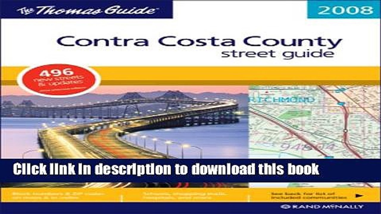 Read The Thomas Guide 2008 Contra Costa County, California (Thomas Guide Contra Costa County