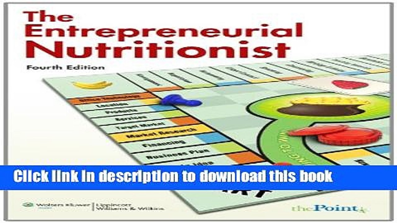Read The Entrepreneurial Nutritionist (Point (Lippincott Williams   Wilkins))  Ebook Free