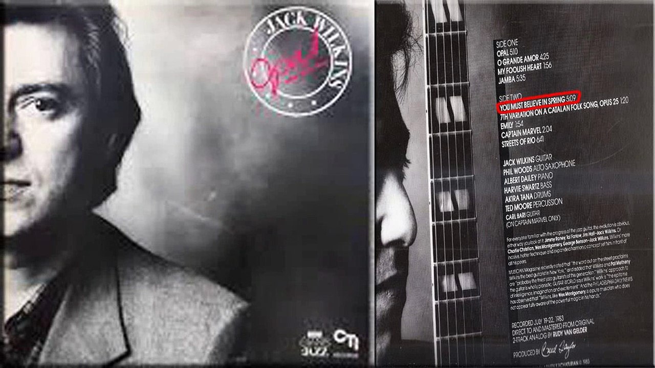 Jack Wilkins You Must Belive In Spring