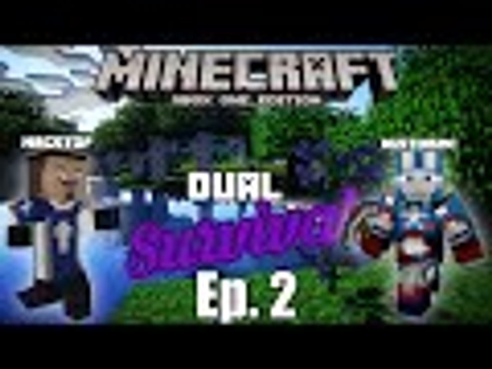 Minecraft Xbox One: Dual Survival W/ MrGstof - Ep. 2