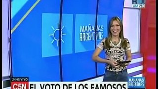 #SuVoto - Susana Giménez votó en las elecciones porteñas (05/07/15).