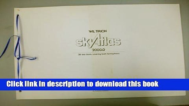 Read Sky Atlas 2000.0: 26 Star Charts, Covering Both Hemispheres PDF Free