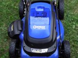 kobalt 19 inch electric lowes mower review, testing, multiple videos