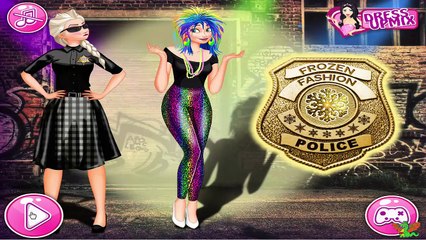 Frozen Fashion Police Game  - Frozen Video Games For Girls