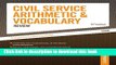 Read Civil Service Arithmetic   Vocabulary Review (Arco Civil Service Arithmetic   Vocabulary)