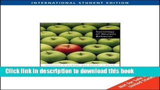 Read Book Sociology of Deviant Behavior E-Book Download