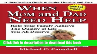 Read When Mom and Dad Need Help  PDF Online
