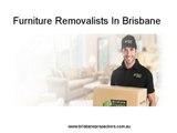 Furniture Removalists In Brisbane