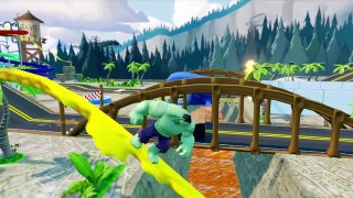 Video For Kids - Blue Hulk Donald Duck and Disney Mickey Mouse - Disney infinity