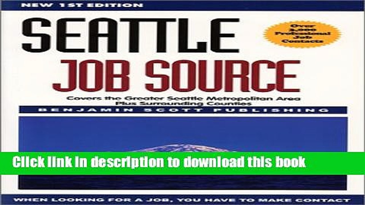 Read Seattle Job Source  Ebook Free