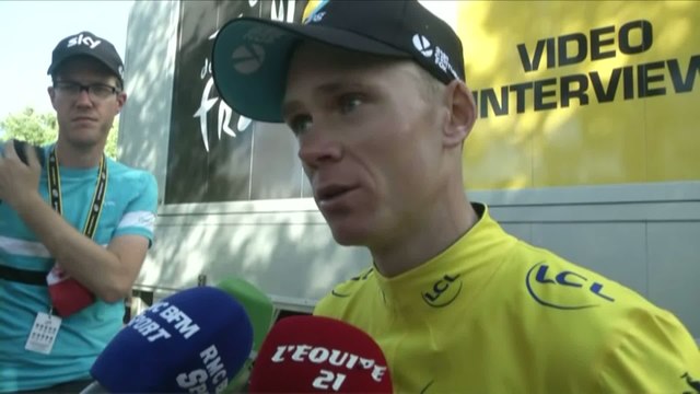 Cyclisme - Tour de France : Froome «Mes pensées vont aux Français»