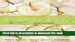 Read Book Psychology: Core Concepts, 7th Edition ebook textbooks