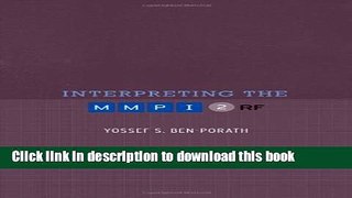 Read Book Interpreting the MMPI-2-RF PDF Online