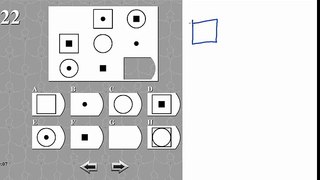 IQ TEST matrix 22 SOLVED AND EXPLAINED