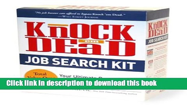 Download Knock em Dead Job Search Kit: Your Ultimate Resource for Landing the Perfect Job PDF Free