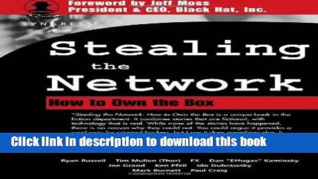 Read Stealing The Network: How to Own the Box Ebook Free