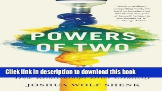 Read Powers of Two: How Relationships Drive Creativity Ebook Free