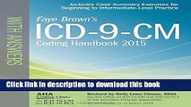 Read ICD-9-CM Coding Handbook, with Answers, 2015 Rev. Ed. (ICD-9-CM Coding Handbook with Answers