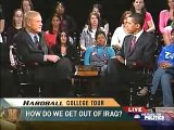 Barack Obama Chris Mathews Interview 2 College Tour