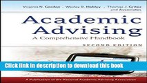 Read Academic Advising: A Comprehensive Handbook  Ebook Free