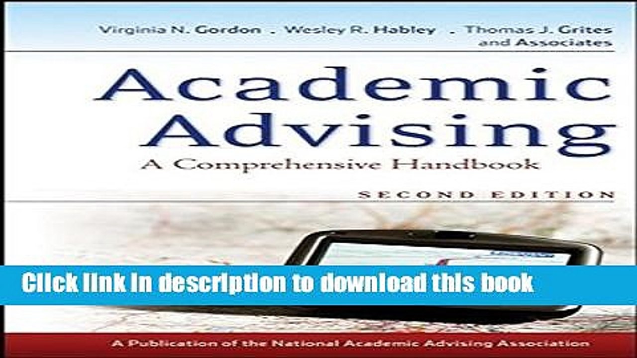 Read Academic Advising: A Comprehensive Handbook  Ebook Free
