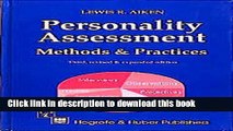 Download Book Personality Assessment Methods and Practices: Methods and Practices PDF Free