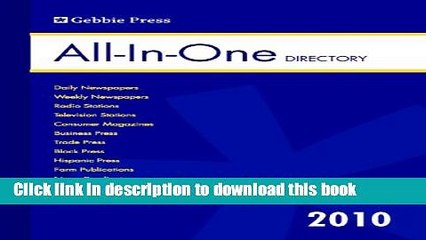 Read 2010 Gebbie Press All-In-One Directory Ebook Free