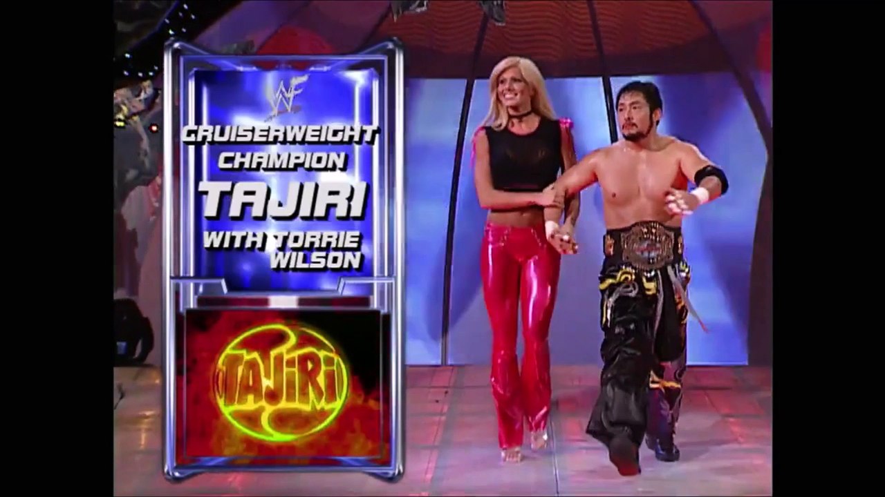 Tajiri With Torrie Wilson vs Test SmackDown 01.03.2002 (HD)