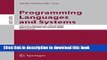 Download Programming Languages and Systems: 4th Asian Symposium, APLAS 2006, Sydney, Australia,