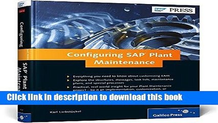 Read Configuring Sap Plant Maintenance Ebook Free