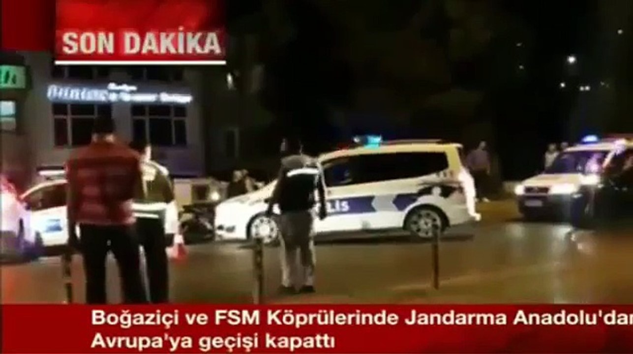TSK Türkiye Yönetimine El Koydu Asker Şehre İndi 'DARBE GİRİŞİMİ' -- 15.07.2016 --