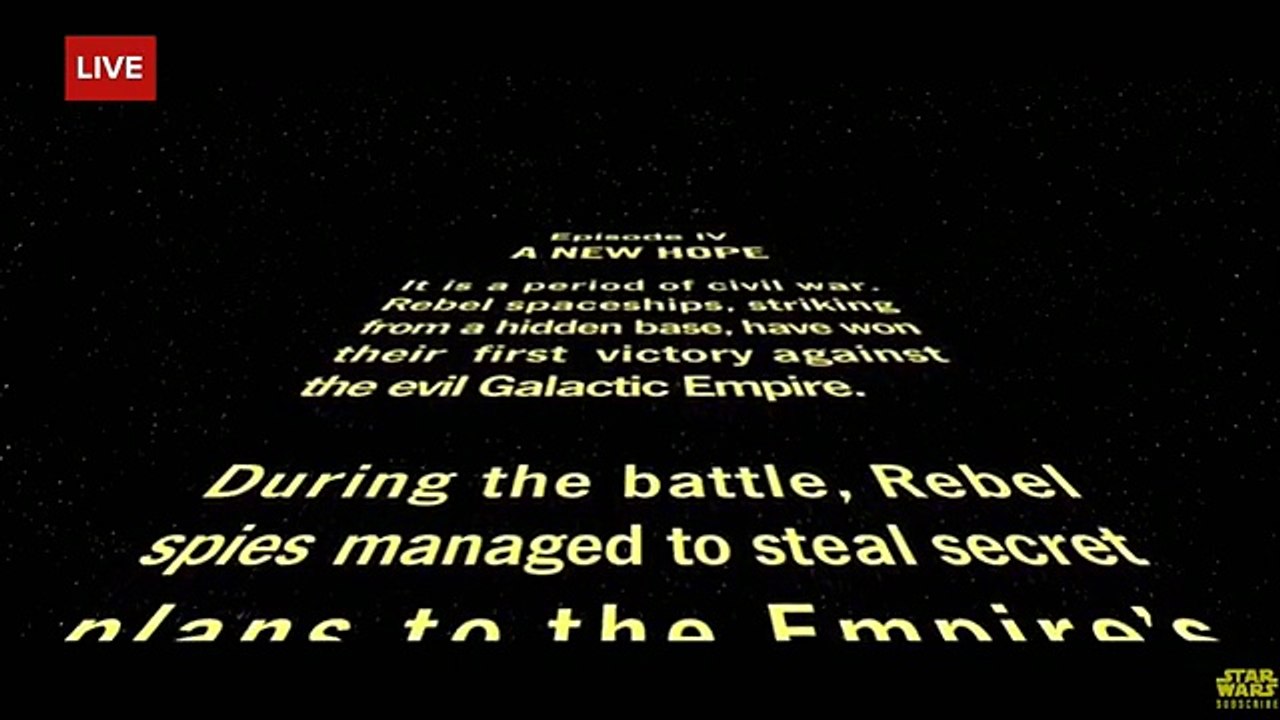 Rogue One intro panel 2016